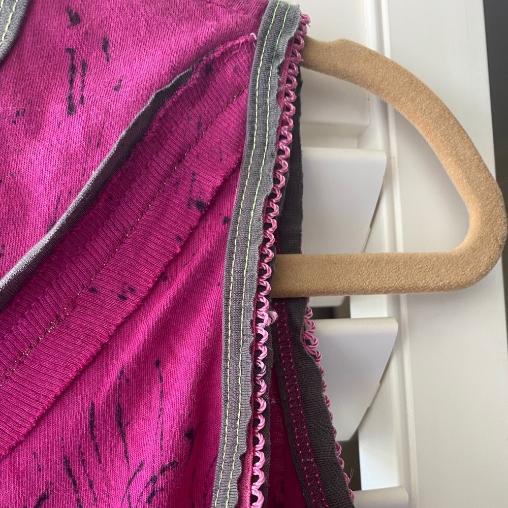 magenta tank top